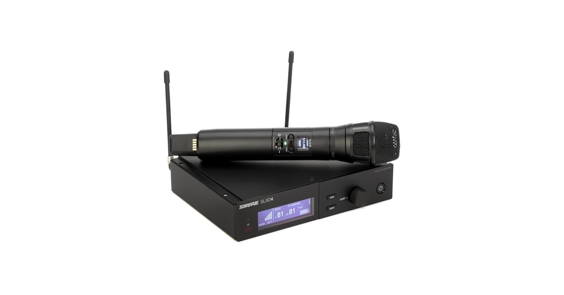 SHURE　SLX4 Shure SLX4 L4 Wireless Microphone Receiver 638-662 MHz No AC
